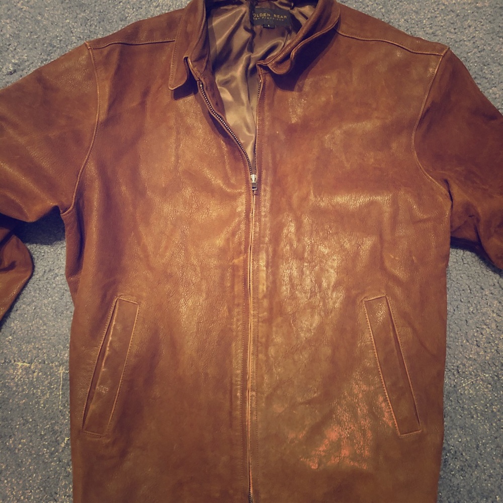 Golden Bear Leather Jacket Large